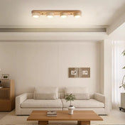 Minimalist scandinavian wood and stone ceiling light | GEZIKIL
