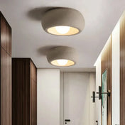 Modern round white LED ceiling light design | REVEHA