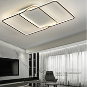 Industrial modern round black LED ceiling light | VOGEHUK