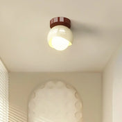 White minimalist scandinavian LED ceiling light | TEKAR
