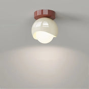 White minimalist scandinavian LED ceiling light | TEKAR