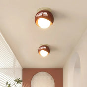 White minimalist scandinavian LED ceiling light | TEKAR