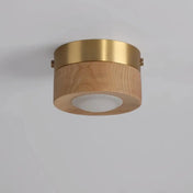LED wood and acrylic Scandinavian ceiling light | FIHU