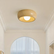 Clean Scandinavian natural wood LED ceiling light | DEBE