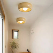 Clean Scandinavian natural wood LED ceiling light | DEBE