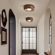 Clean Scandinavian natural wood LED ceiling light | DEBE
