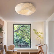 White fabric cloud statement ceiling light | VUMUMIR
