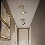 Adjustable spot silver metal ceiling light modern | NUKOR