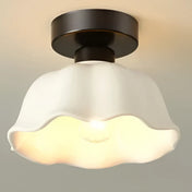 Gold ceramic vintage LED ceiling light | ZEZUBI