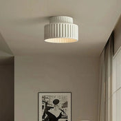 Ribbed resin ceiling light retro chic style | MOPE