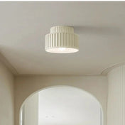 Ribbed resin ceiling light retro chic style | MOPE