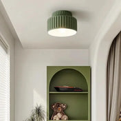 Ribbed resin ceiling light retro chic style | MOPE