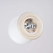Minimalist beige ceramic IP44 ceiling light | GEGU