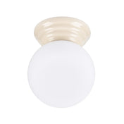 Minimalist beige ceramic IP44 ceiling light | GEGU