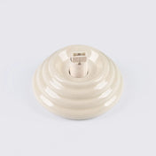 Minimalist beige ceramic IP44 ceiling light | GEGU