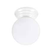Modern white ceramic IP44 ceiling light | VONON