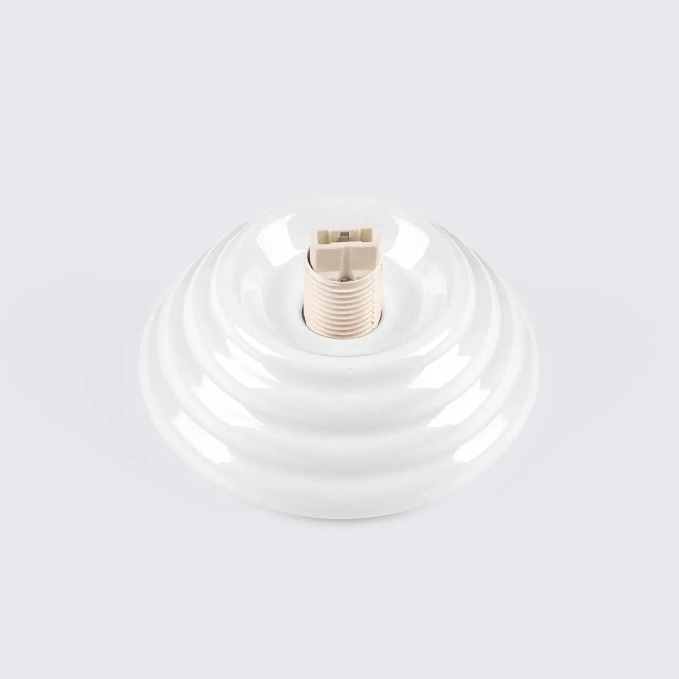 Modern white ceramic IP44 ceiling light | VONON
