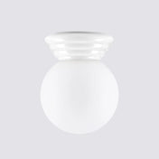Modern white ceramic IP44 ceiling light | VONON