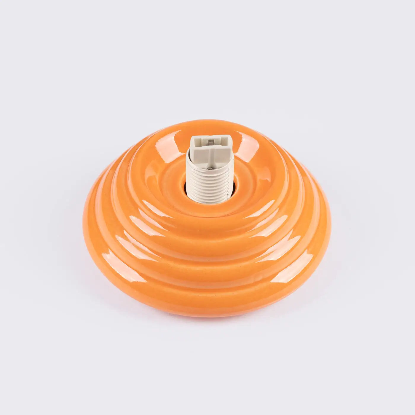 Minimalist orange ceramic ceiling light | NASERI