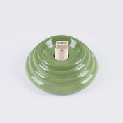 Modern green ceramic ceiling light IP44 | MUKA