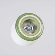 Modern green ceramic ceiling light IP44 | MUKA