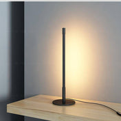 Lampe à poser rube LED noir