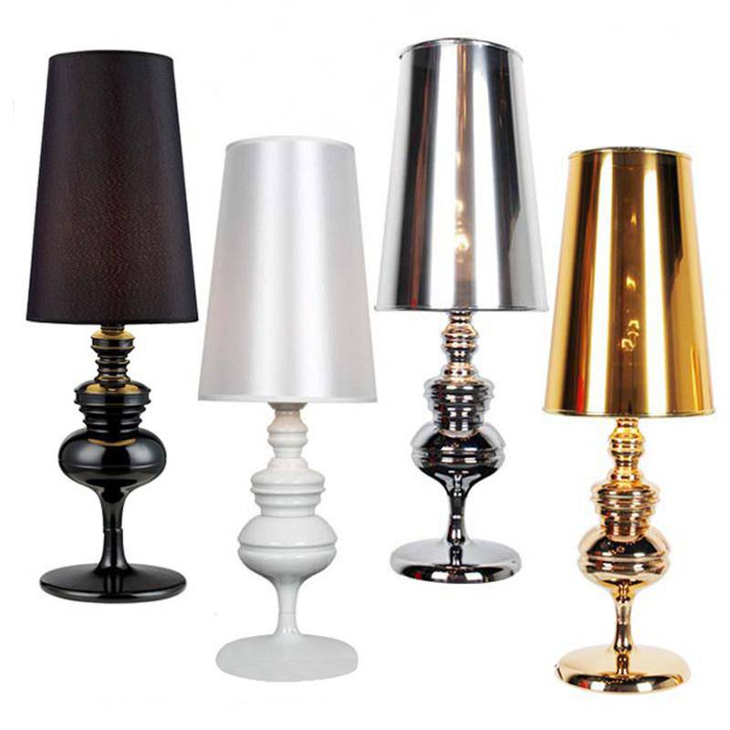 Lampe à poser design chromée moderne Living