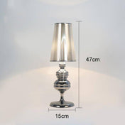 Lampe à poser design chromée moderne Living