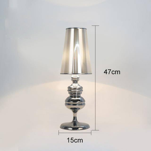 Lampe à poser design chromée moderne Living