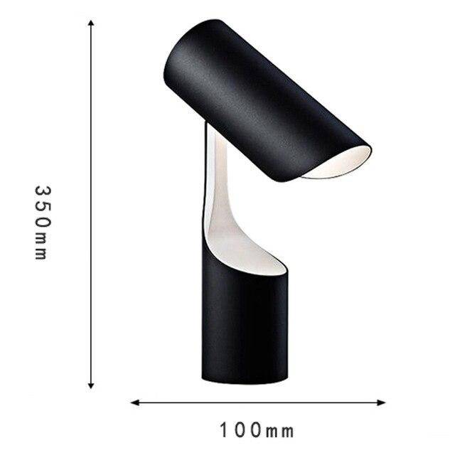 Lampe à poser design tube à LED