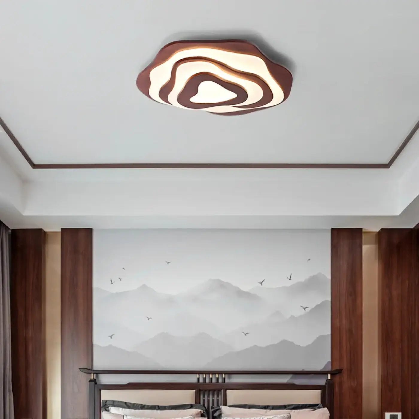 Modern design wood LED ceiling light | KASA
