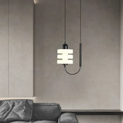 White glass modern minimalist LED ceiling light | FALULE