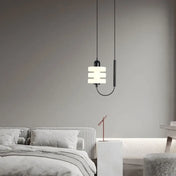 White glass modern minimalist LED ceiling light | FALULE