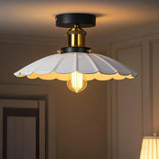 Vintage industrial black LED ceiling light | DAHIR