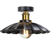 Vintage industrial black LED ceiling light | DAHIR