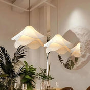 Scandinavian beige fabric LED ceiling light | NUHA