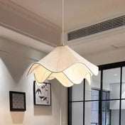 Scandinavian beige fabric LED ceiling light | NUHA