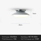 Modern metal LED ceiling light | GASEL