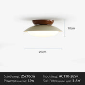 Modern metal LED ceiling light | GASEL