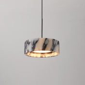 Black marble LED ceiling light statement design | SOGEKUS