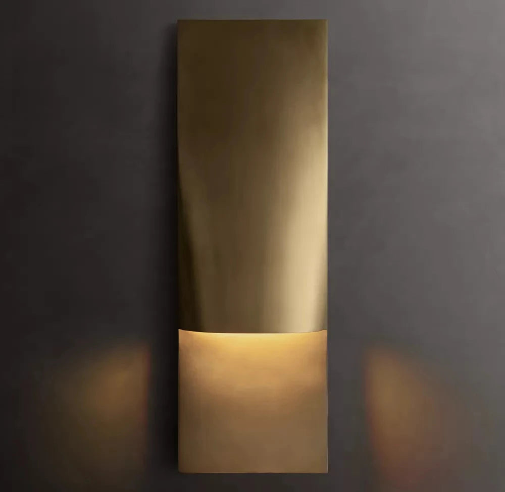 Brass designer wall sconce | EVI